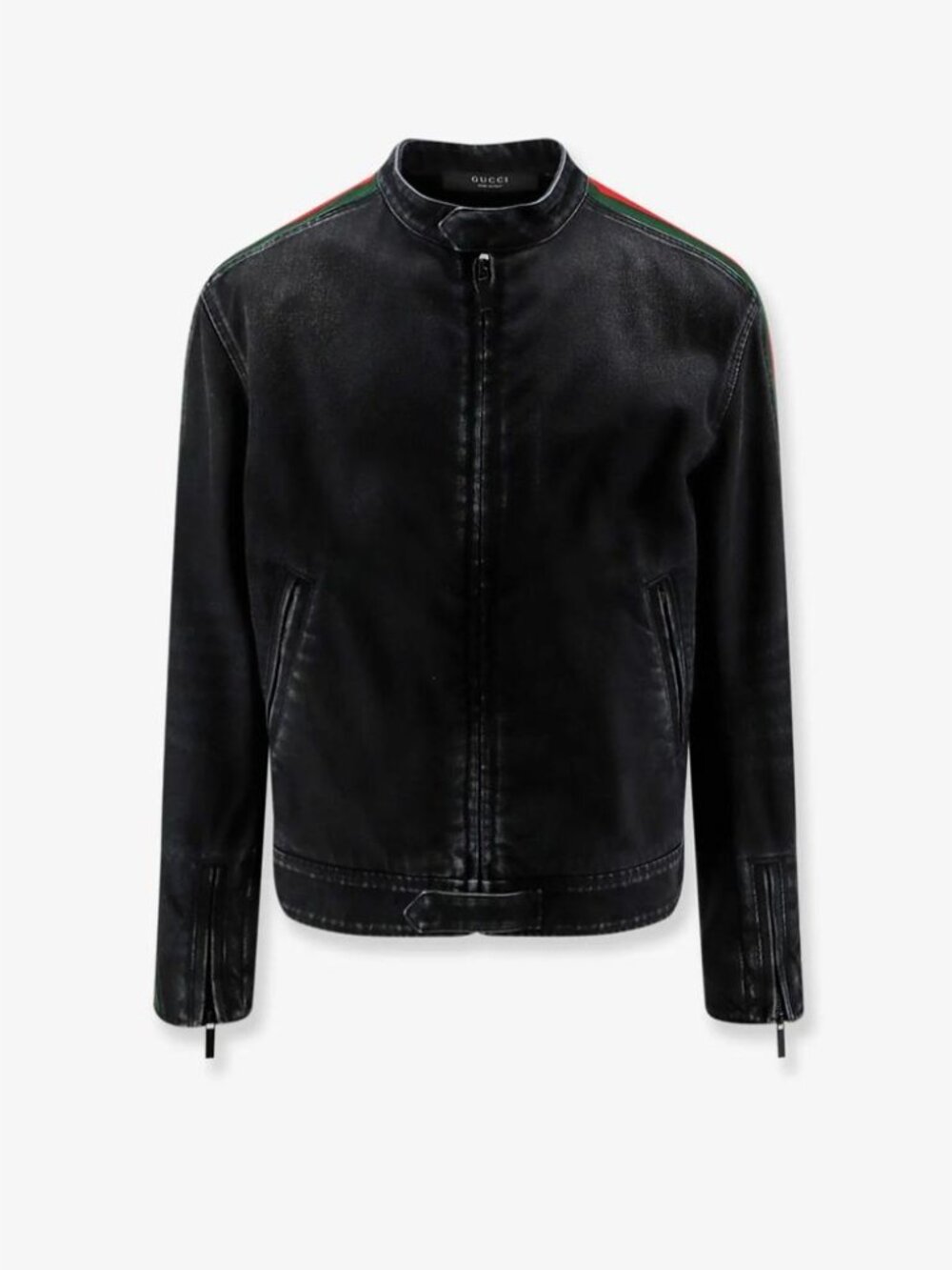 Gucci Denim Jacket With Web Detail Tag Size 48 Men